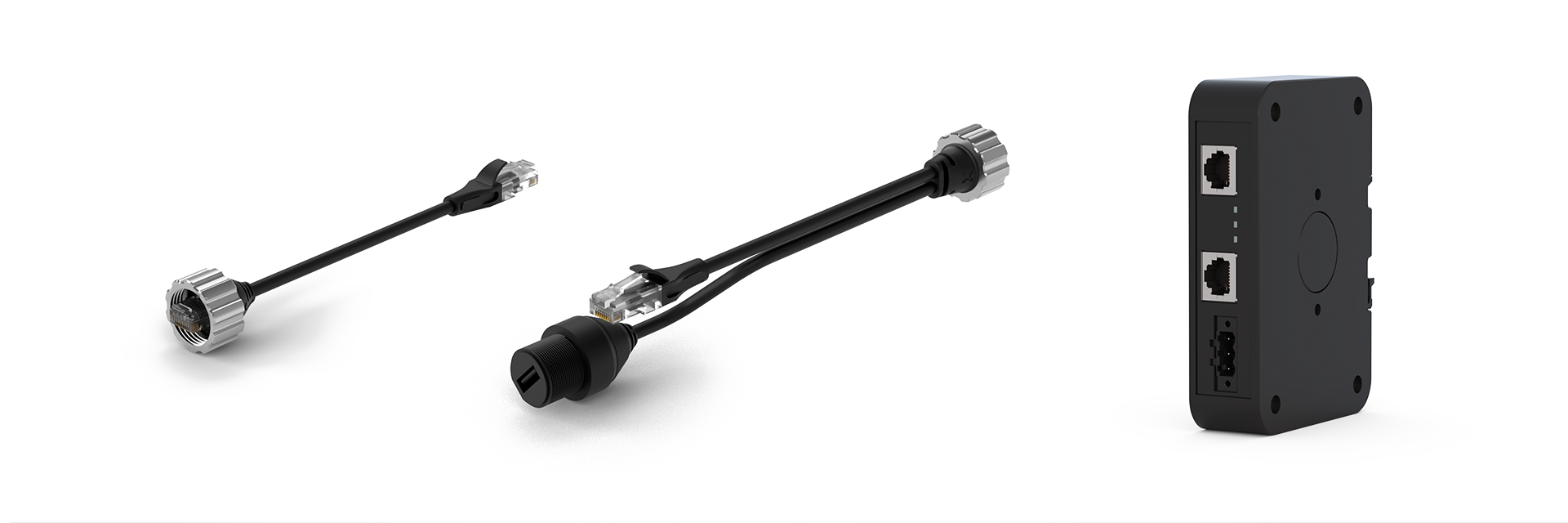 Kabel für PoE und Ethernet/USB, PoE-Injektor für die von KEB Automation vertriebenen C6 X1 Panels